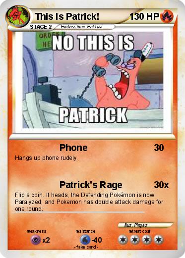 Pokemon This Is Patrick!