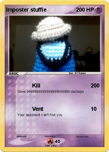 Pokemon Imposter stuffie