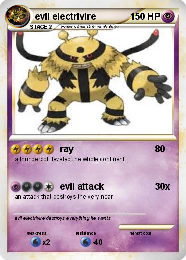 Pokemon evil electrivire
