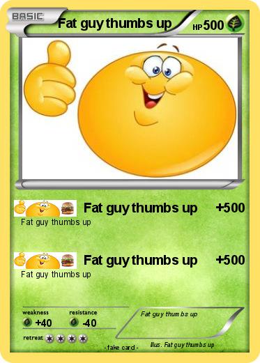 Pokemon Fat guy thumbs up