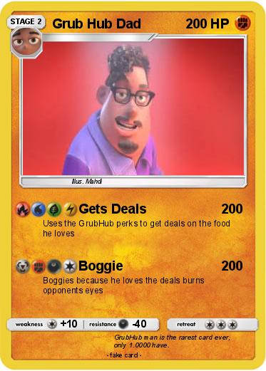 Pokemon Grub Hub Dad