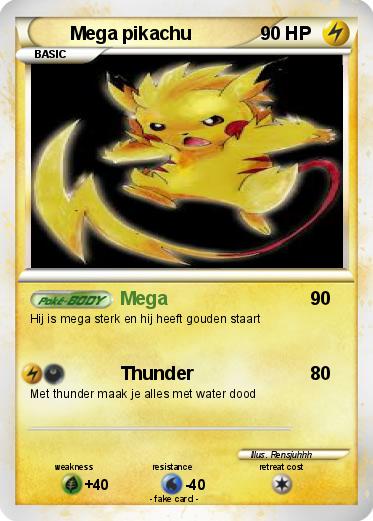 Pokemon Mega pikachu
