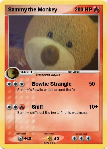 Pokemon Sammy the Monkey