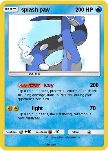 Pokemon splash paw