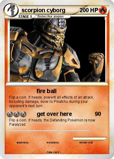 Pokemon scorpion cyborg