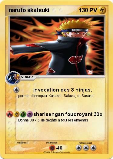 Pokemon naruto akatsuki