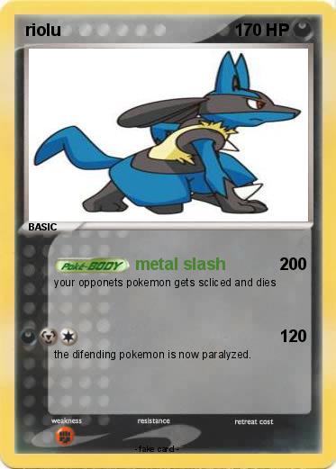 Pokemon riolu