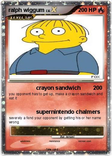 Pokemon ralph wiggum