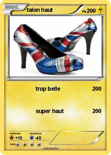 Pokemon talon haut