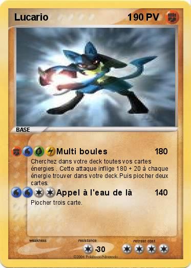 Pokemon Lucario                              1