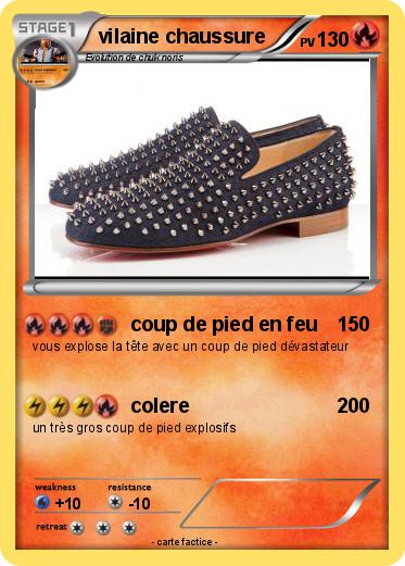 Pokemon vilaine chaussure