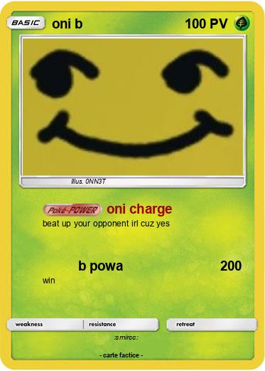 Pokemon oni b