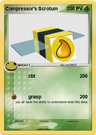 Pokemon Compressor's Scrotum