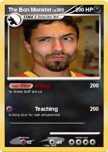 Pokemon The Bon Monster