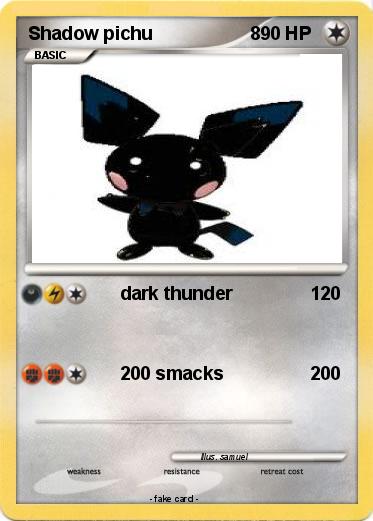 Pokemon Shadow pichu                   8