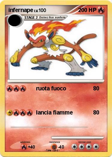 Pokemon infernape