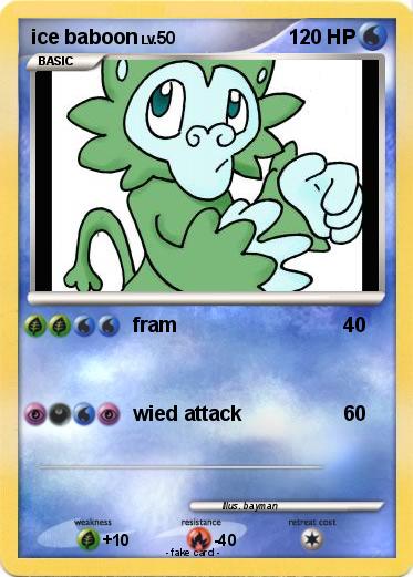 Pokemon ice baboon
