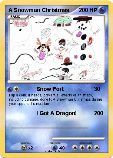 Pokemon A Snowman Christmas