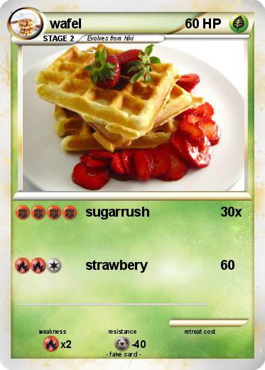 Pokemon wafel