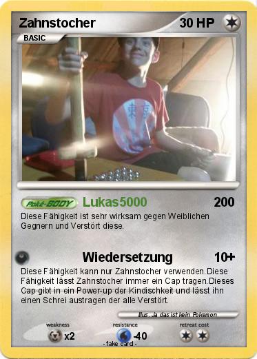 Pokemon Zahnstocher