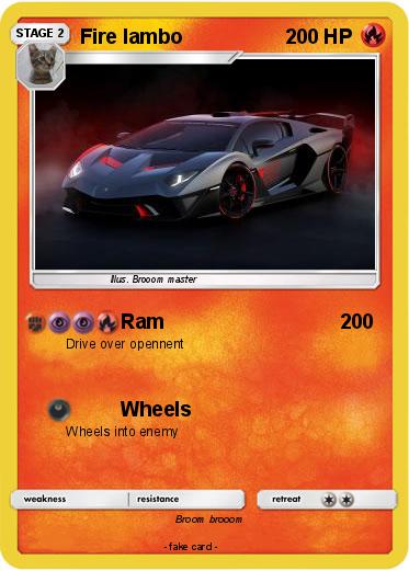 Pokemon Fire lambo