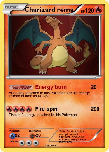 Pokemon Charizard rema.