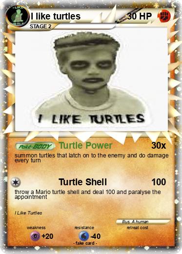 Pokemon I like turtles