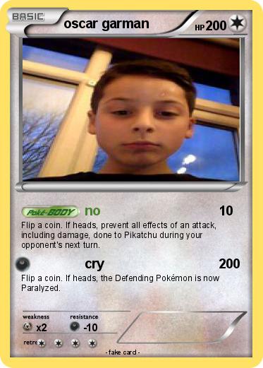 Pokemon oscar garman