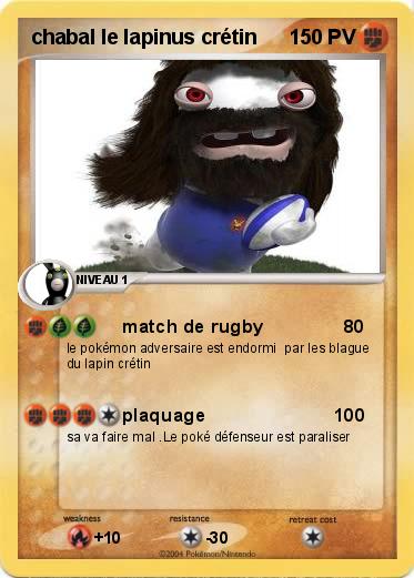Pokemon chabal le lapinus crétin