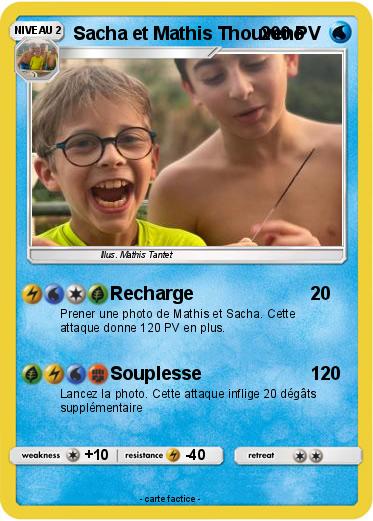 Pokemon Sacha et Mathis Thouveno