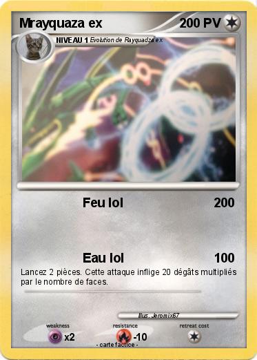 Pokemon Mrayquaza ex