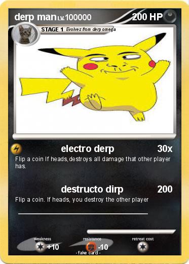 Pokemon derp man