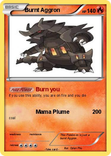 Pokemon Burnt Aggron