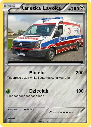 Pokemon Karetka Lavoka