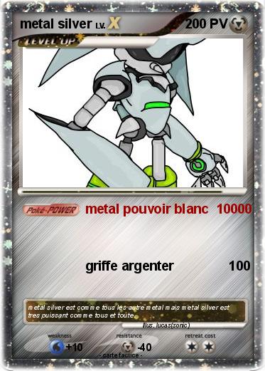 Pokemon metal silver
