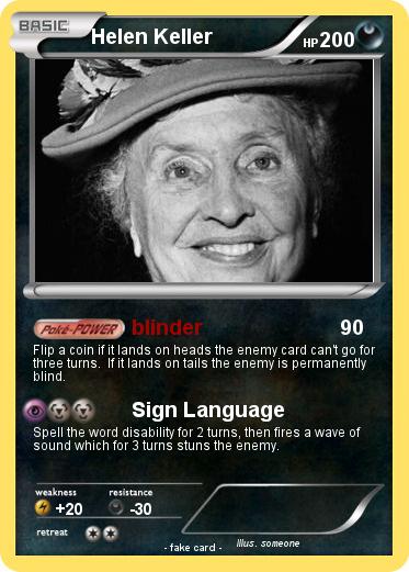 Pokemon Helen Keller