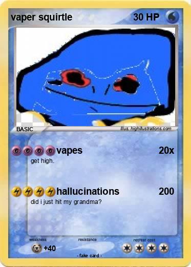 Pokemon vaper squirtle