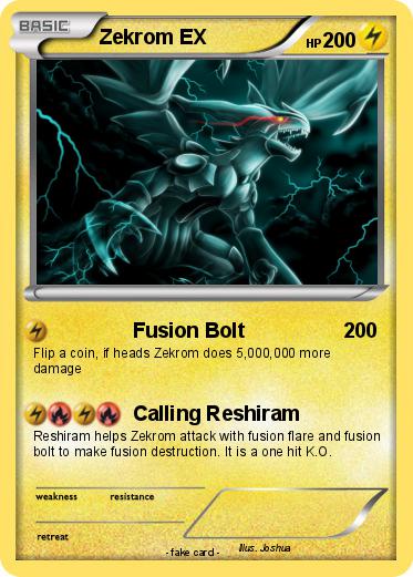 Pokemon Zekrom EX