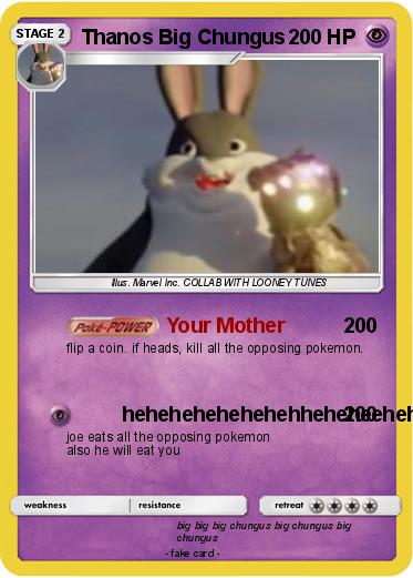 Pokemon Thanos Big Chungus