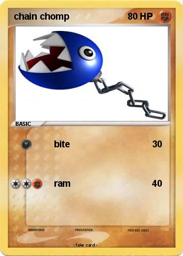 Pokemon chain chomp