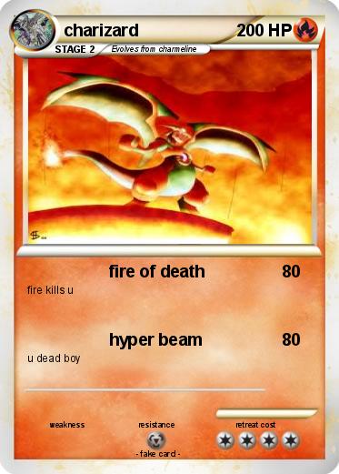 Pokemon charizard