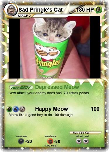 Pokemon Sad Pringle's Cat