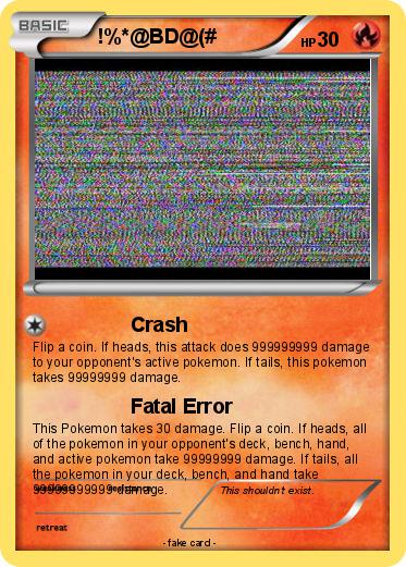 Pokemon !%*@BD@(#