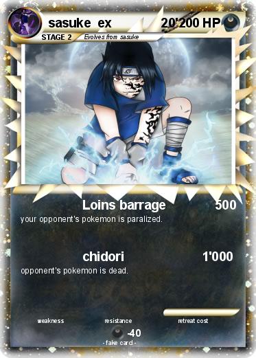 Pokemon sasuke  ex              20'