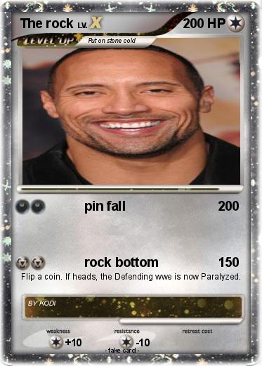 Pokemon The rock