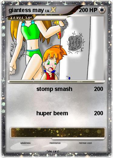 Pokemon giantess may