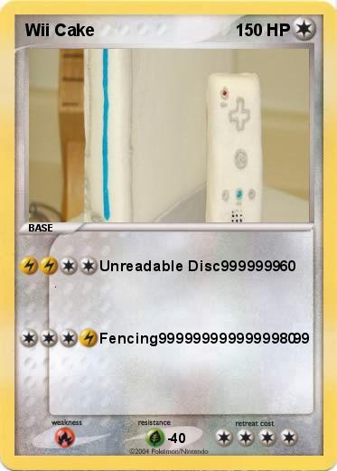 Pokemon Wii Cake