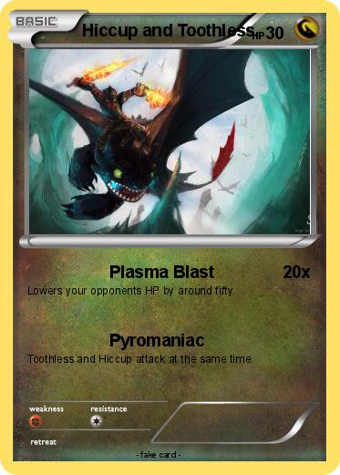 Pokemon Hiccup and Toothless.