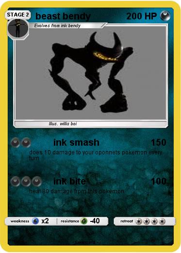 Pokemon beast bendy