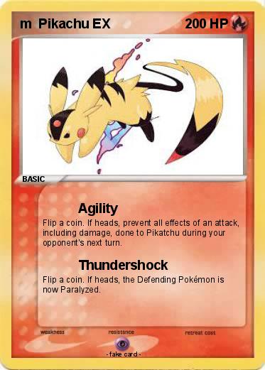 Pokemon m  Pikachu EX